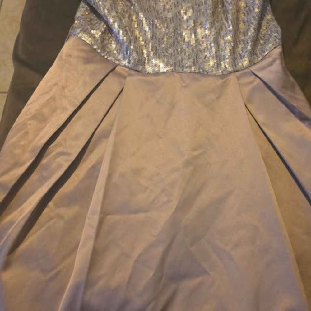 The limited champagne sequin formal dress  size 4